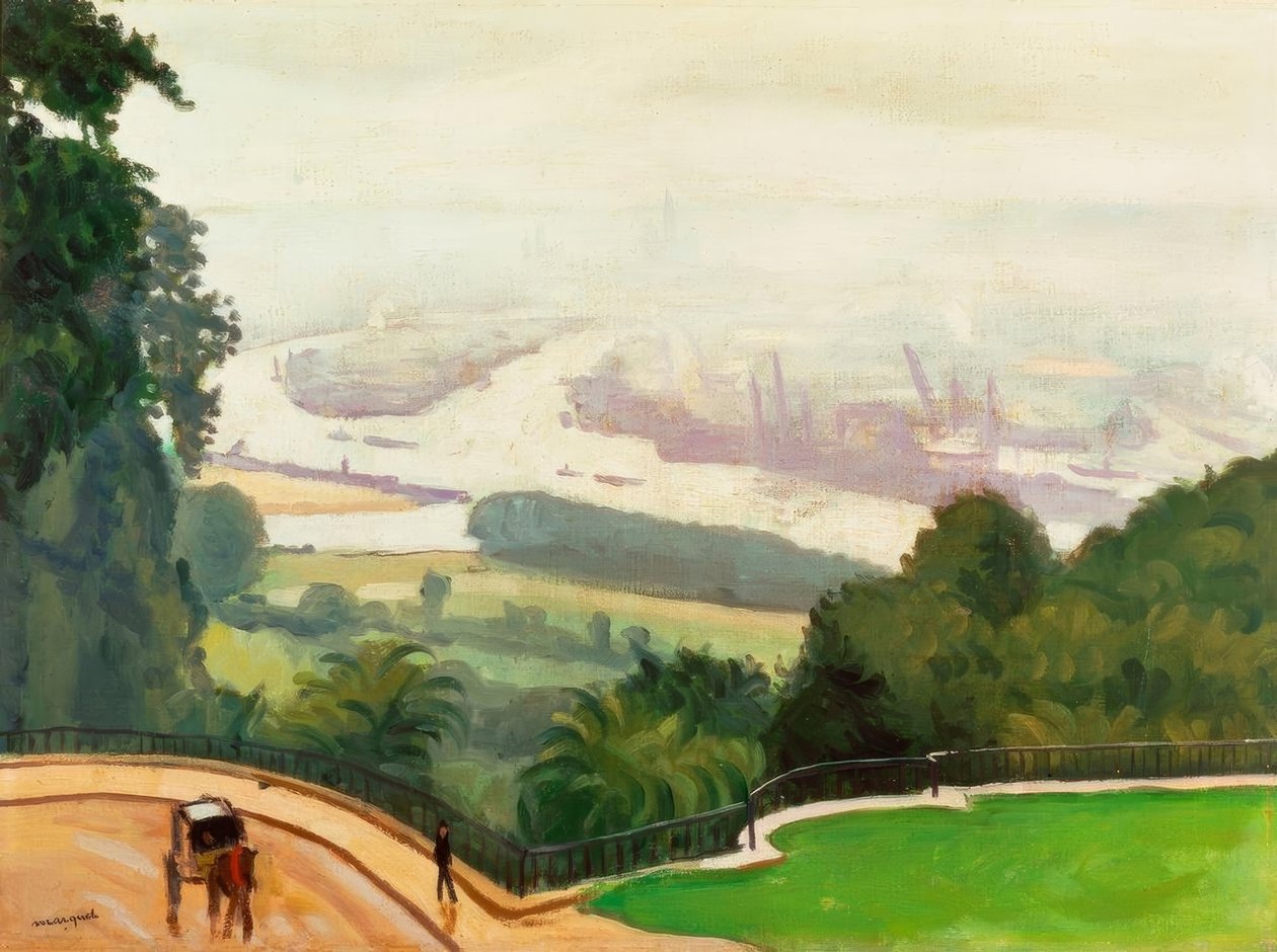Port of Rouen av Albert Marquet
