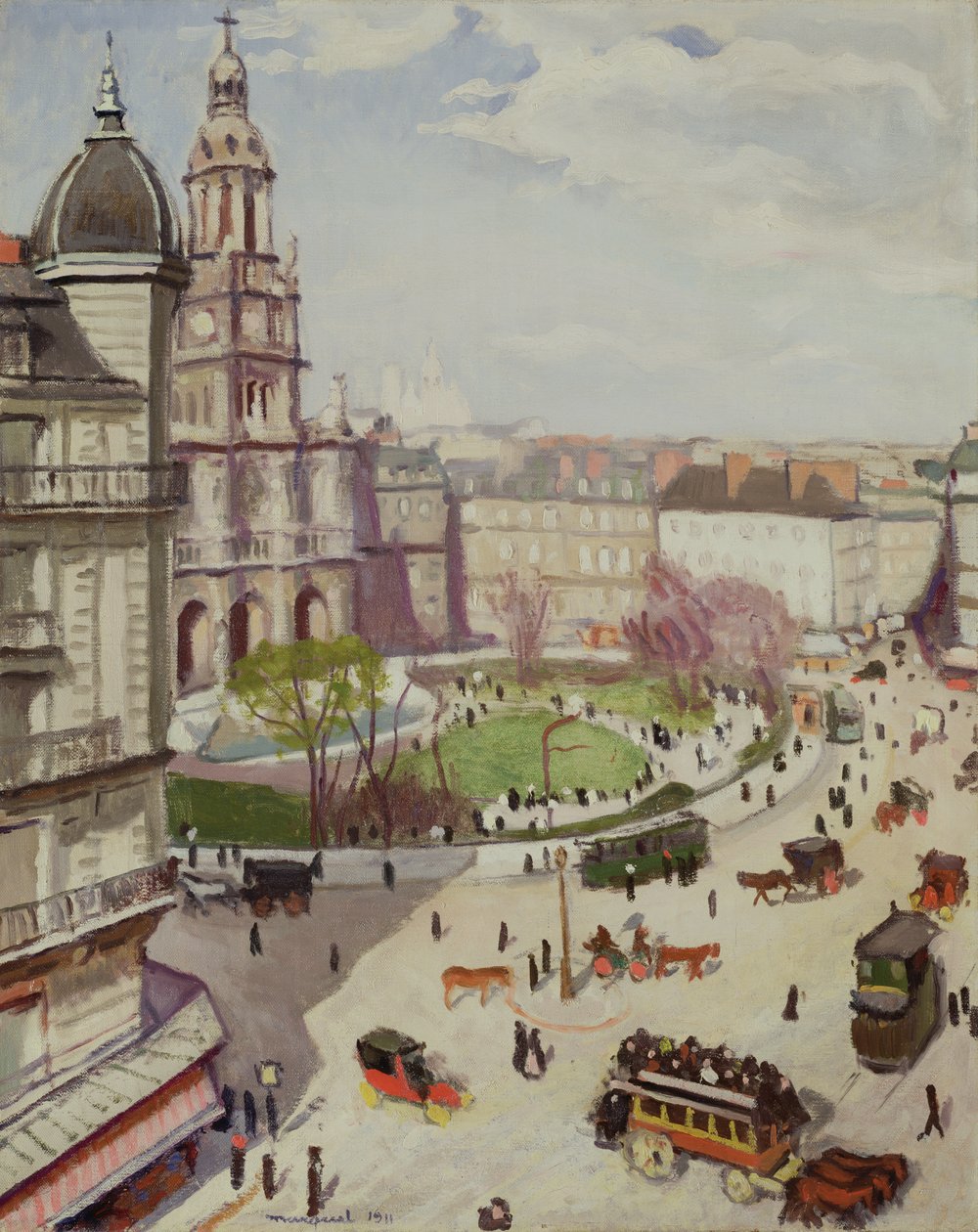Le Square de la Trinite, Sollys av Albert Marquet
