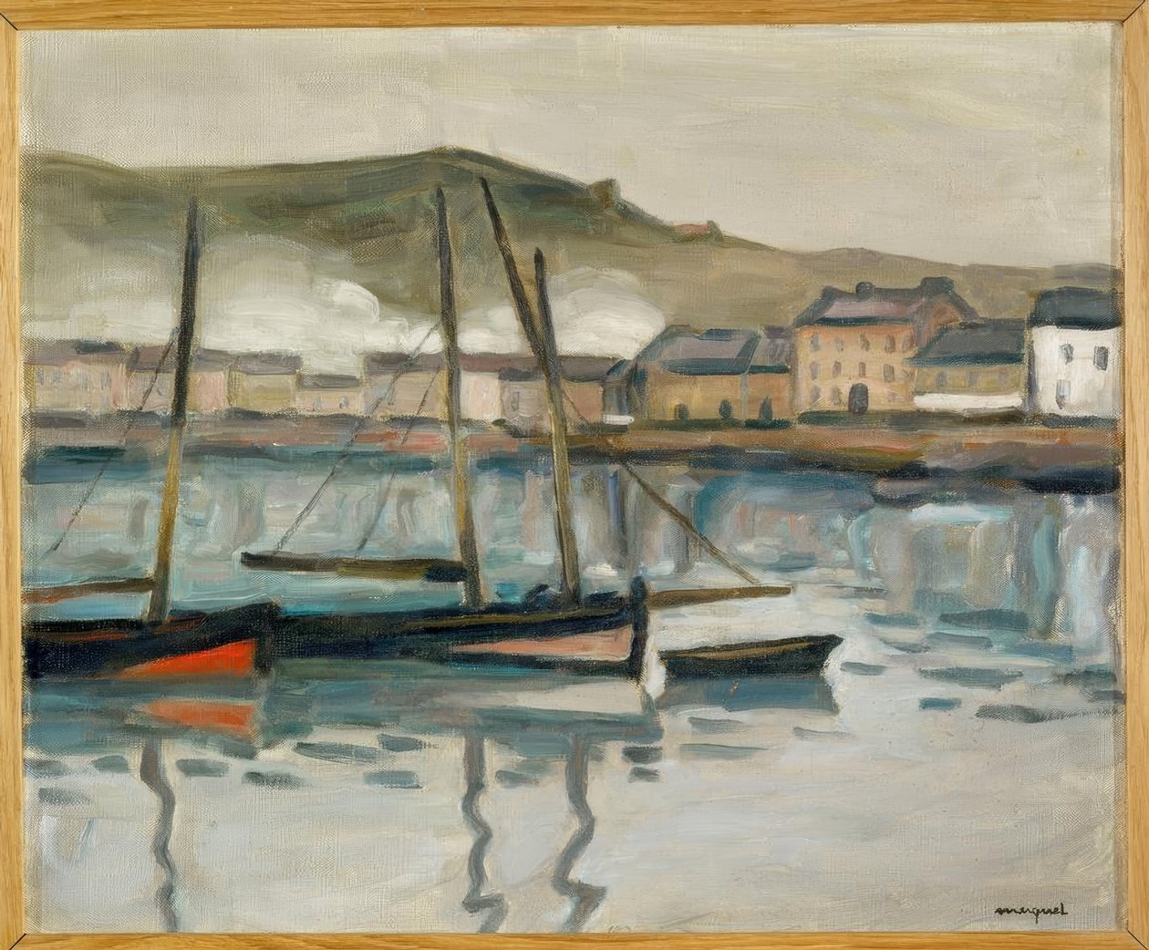 Havnen i Fécamp av Albert Marquet