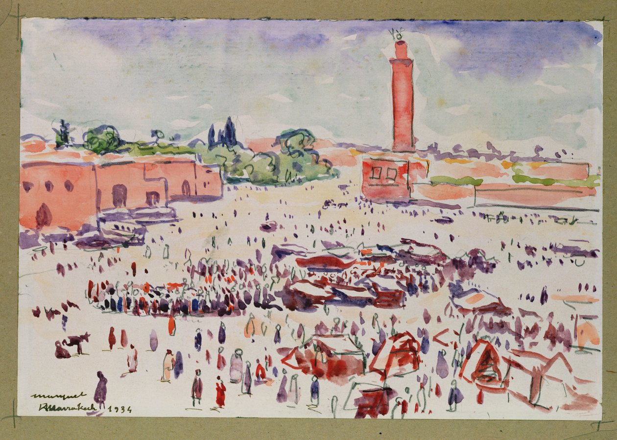 Marrakesh av Albert Marquet