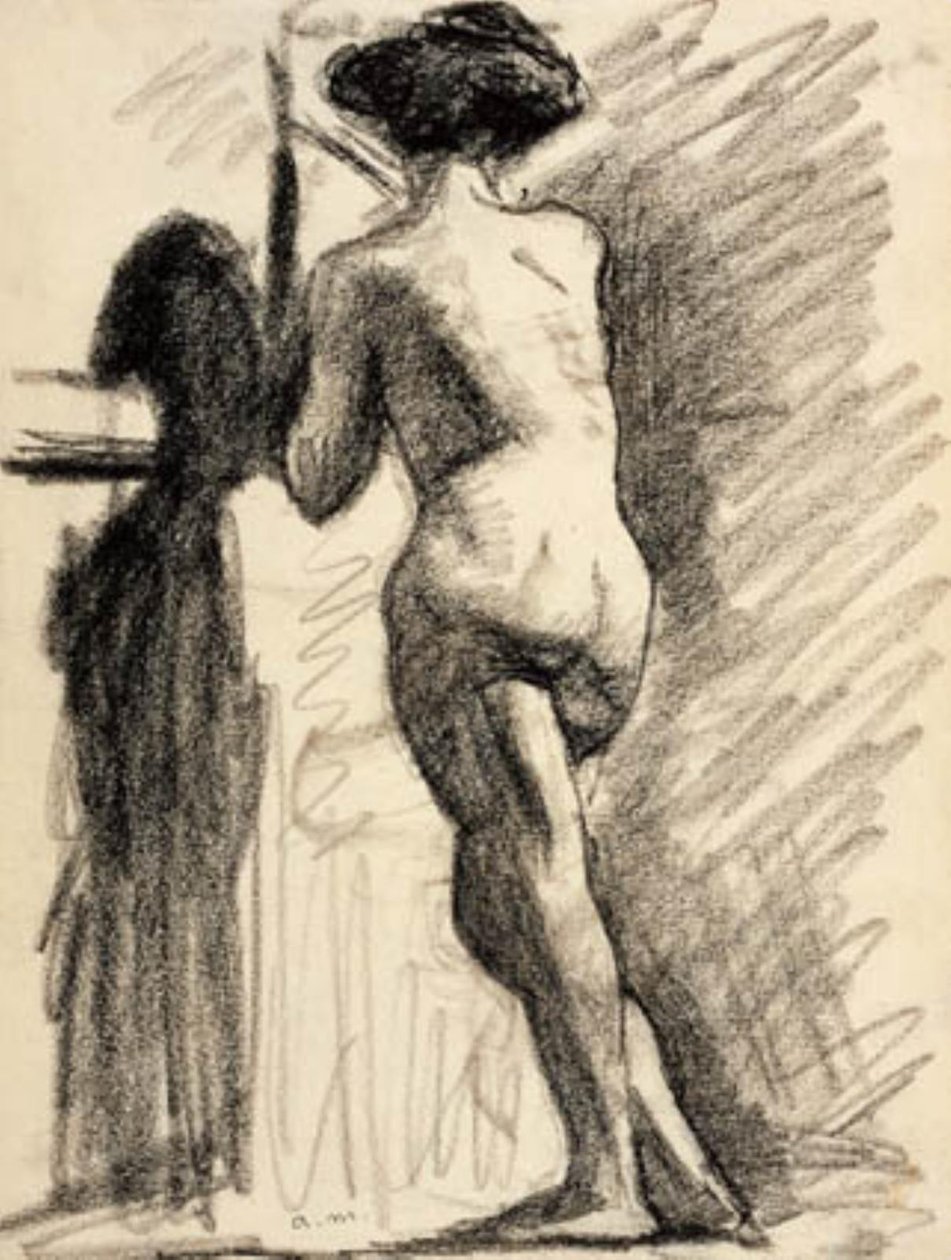 Modell i baren av Albert Marquet