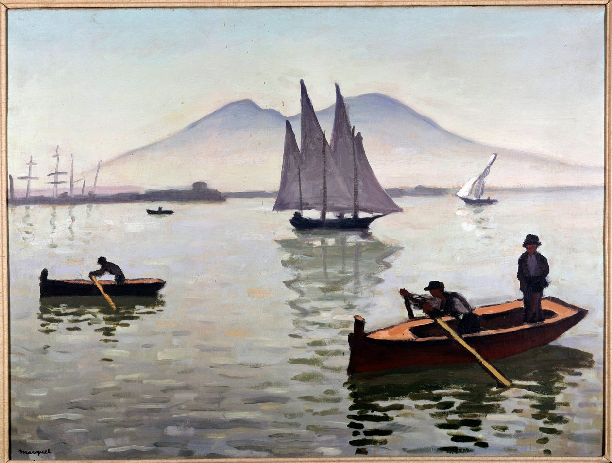 Napoli, seilbåten av Albert Marquet