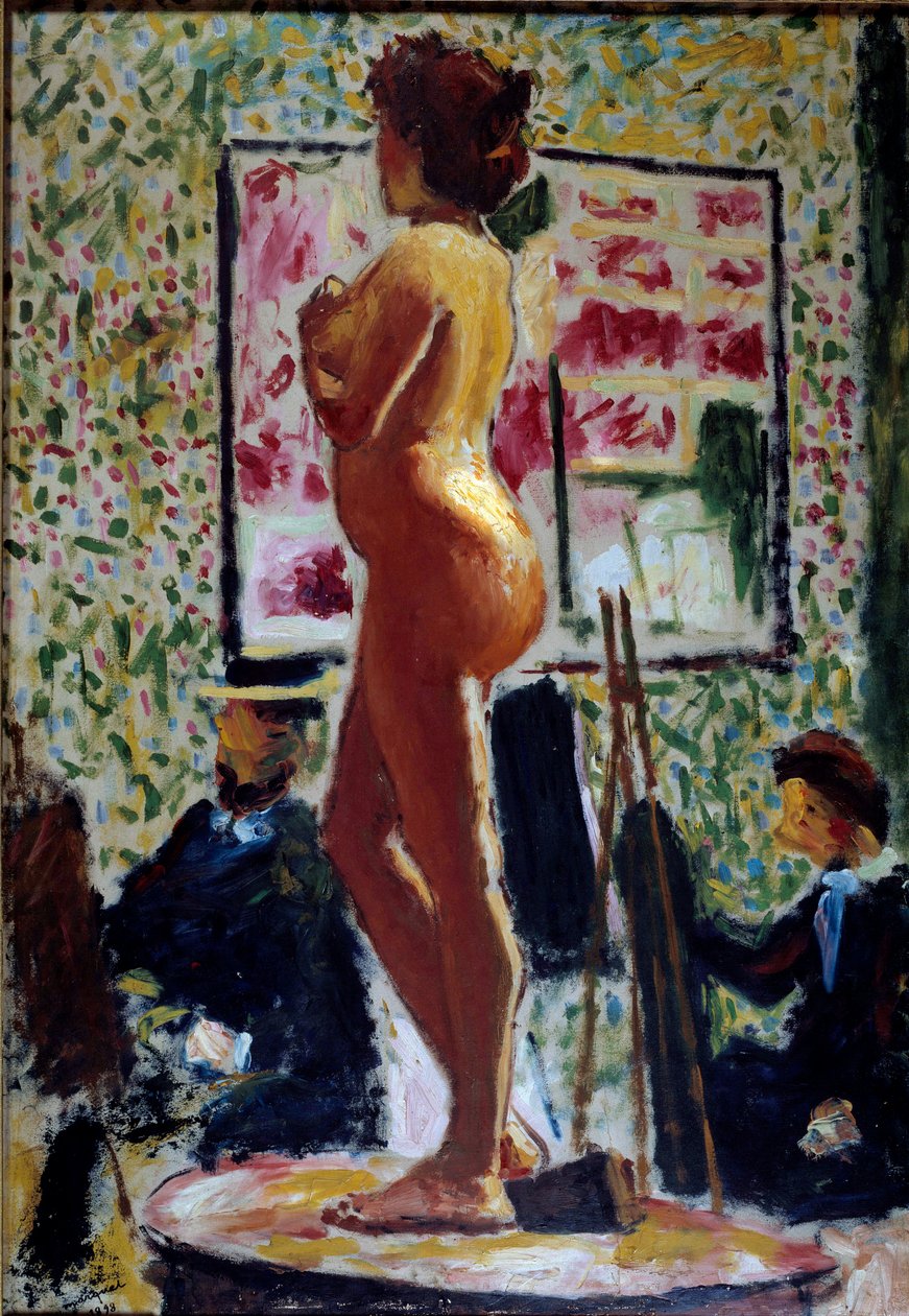 Naken sa fawn av Albert Marquet
