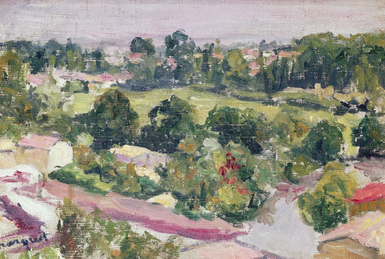 Parisisk forstad av Albert Marquet