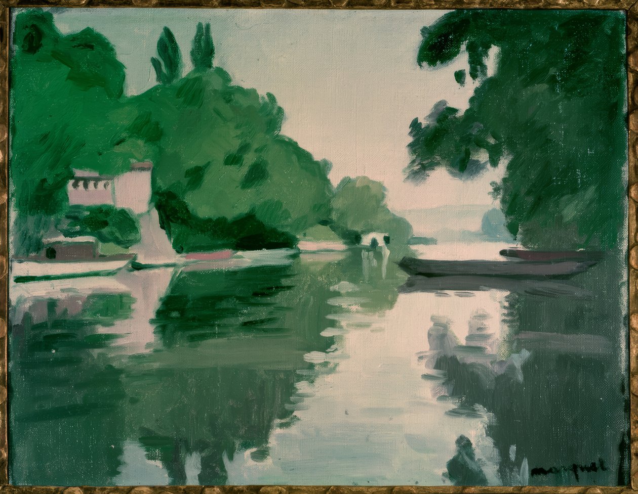 Landskap ved Chenevières av Albert Marquet