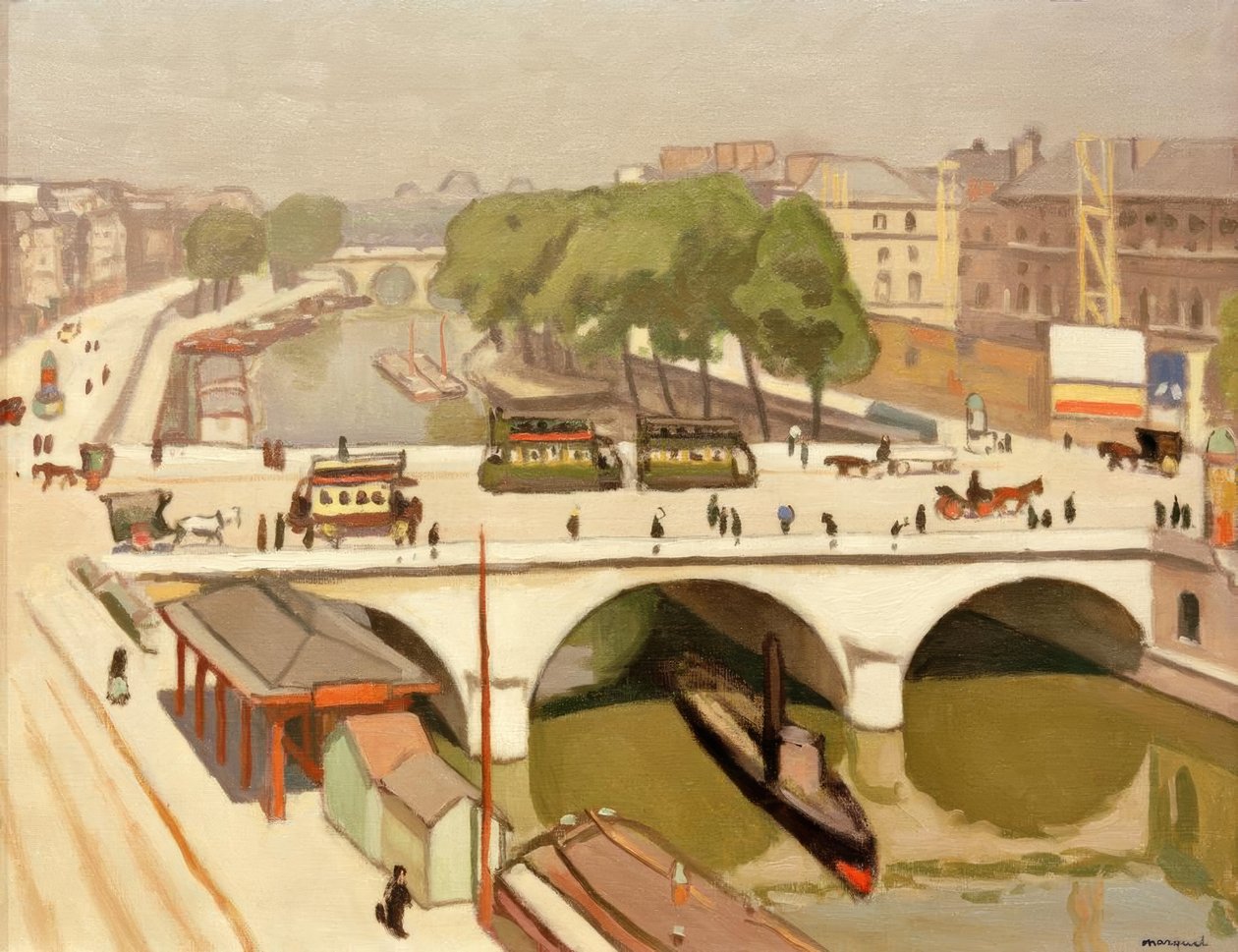 St. Michel-broen av Albert Marquet