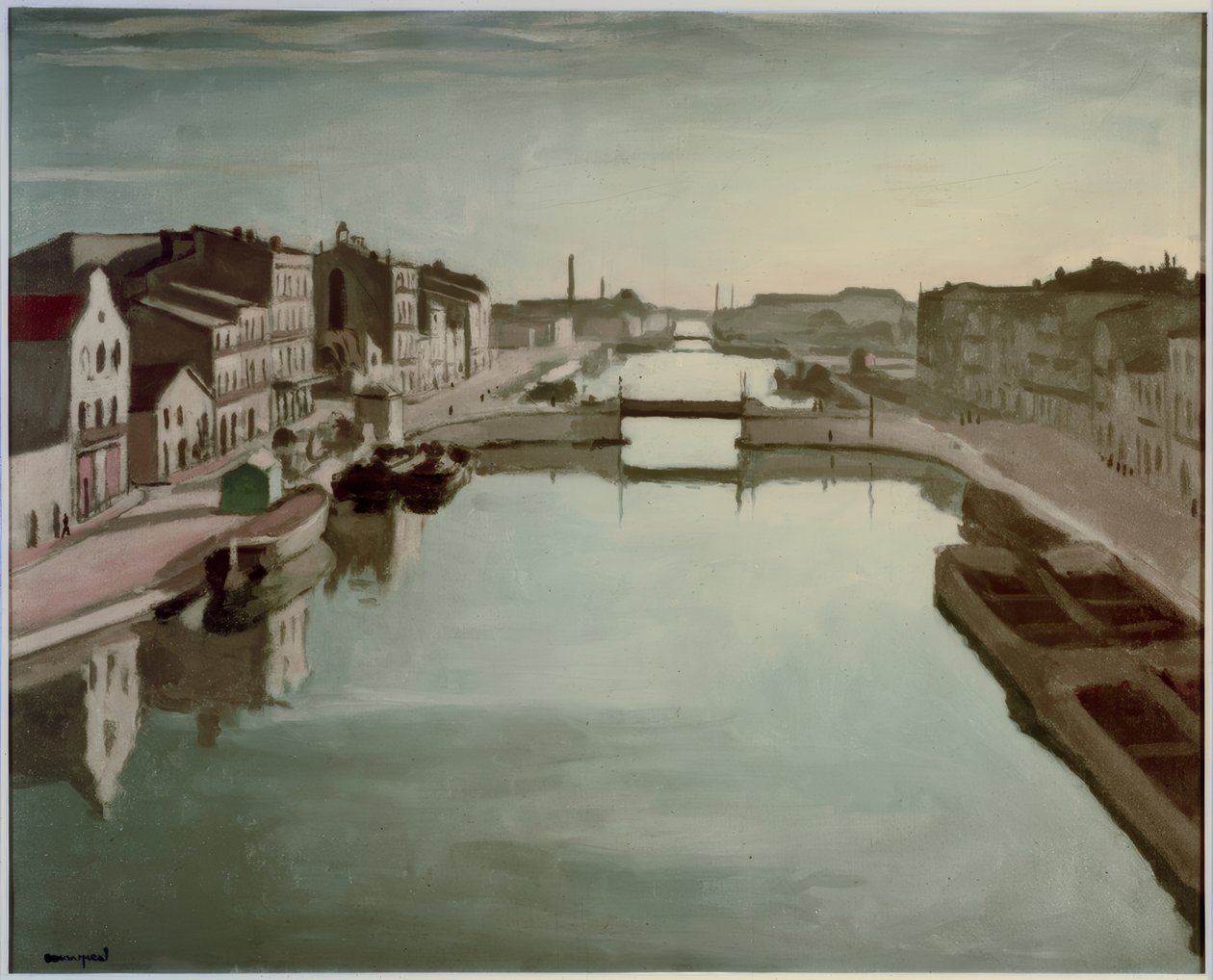 Havnen i Sète av Albert Marquet