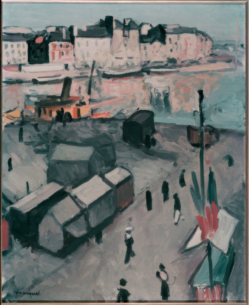 Le Havre havn av Albert Marquet