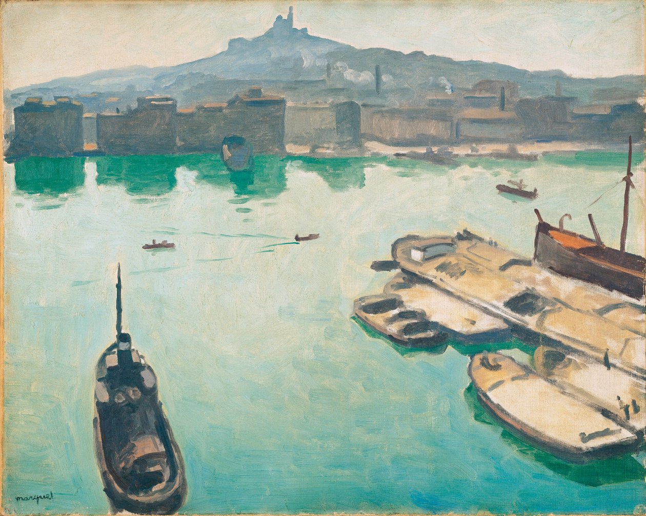 Marseilles havn av Albert Marquet