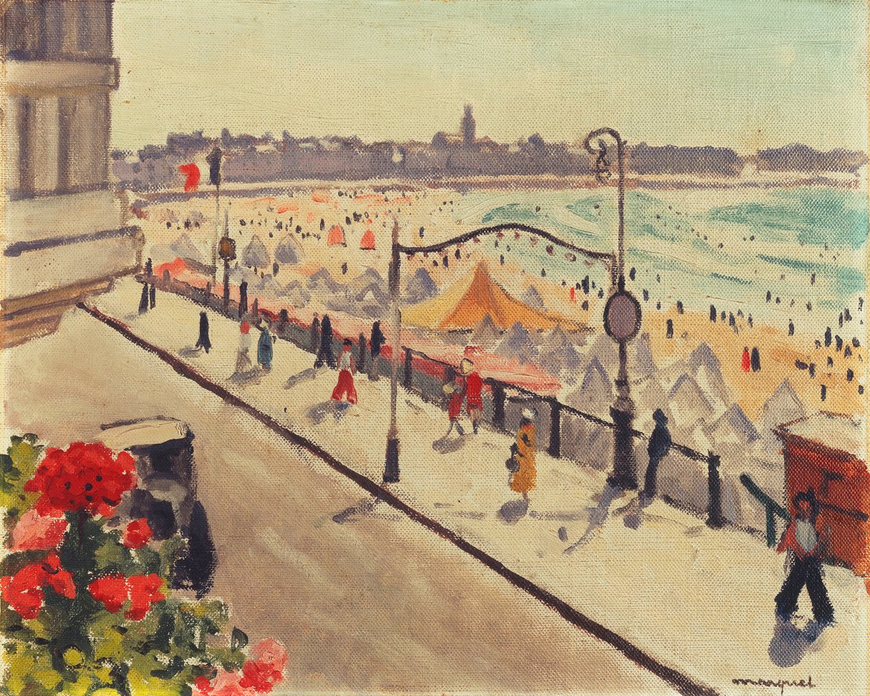 Strandpromenaden, The Sands of Olonne; Seaside, Les Sables d