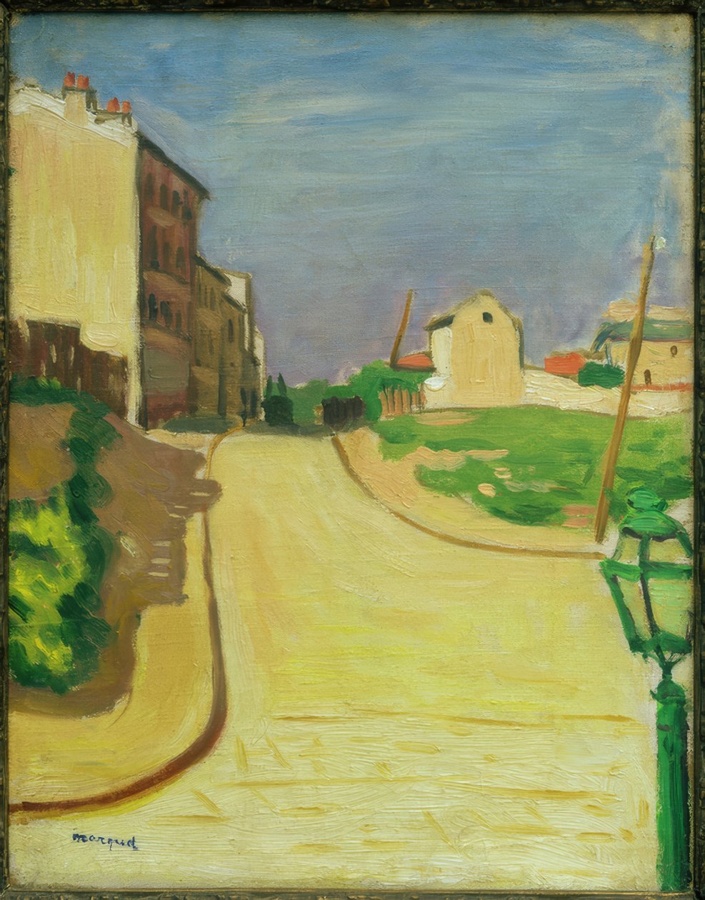 Gate med grønn lykt av Albert Marquet