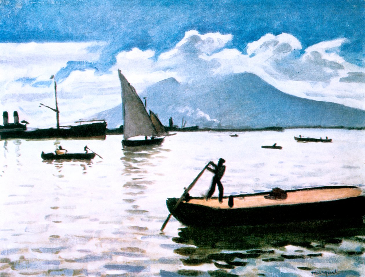 Napolibukten, 1909 av Albert Marquet