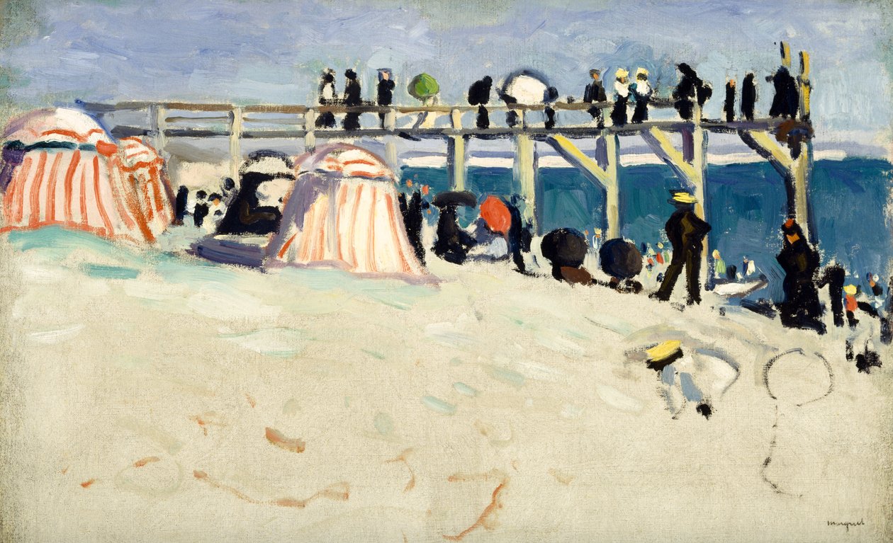 Strandpromenaden ved Sainte-Adresse av Albert Marquet