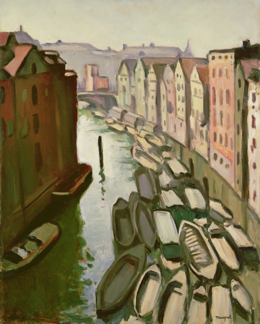 Havne i Hamburg av Albert Marquet