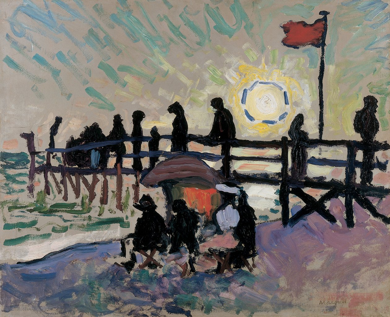 Gangbroen ved Sainte-Adresse av Albert Marquet