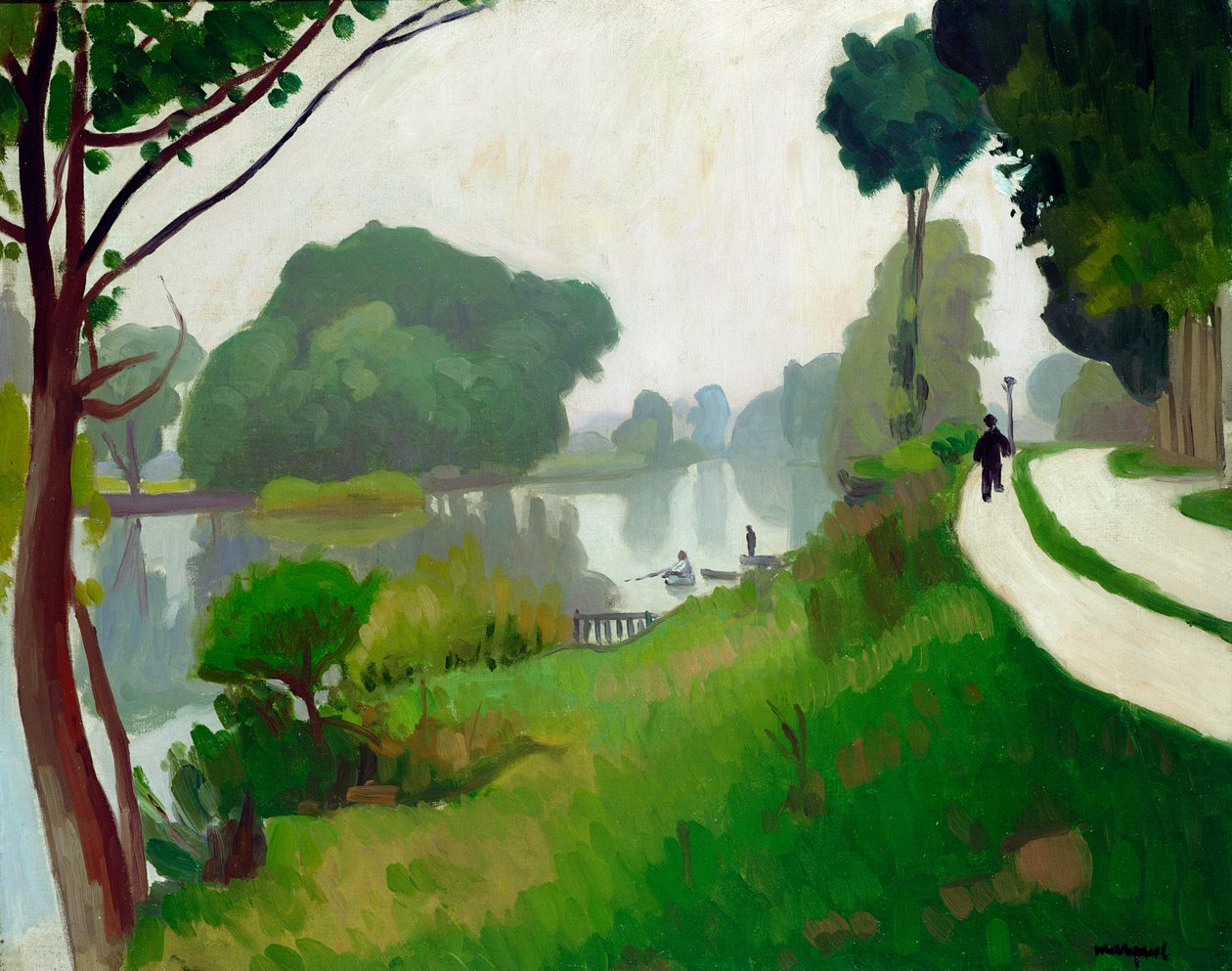 Marne ved Varenne-Saint-Hilaire av Albert Marquet