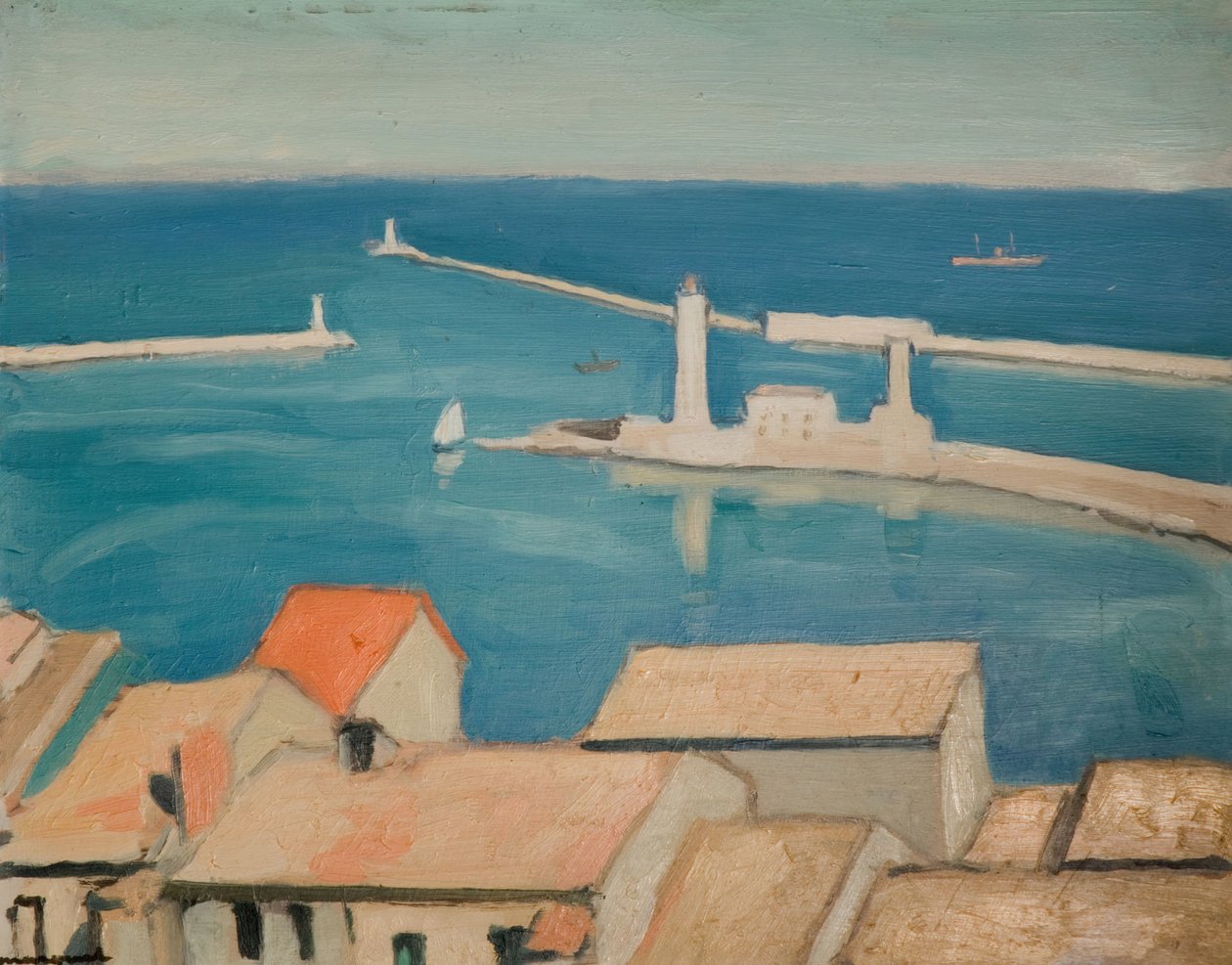 Denne havnen, Marseille, 1924. av Albert Marquet