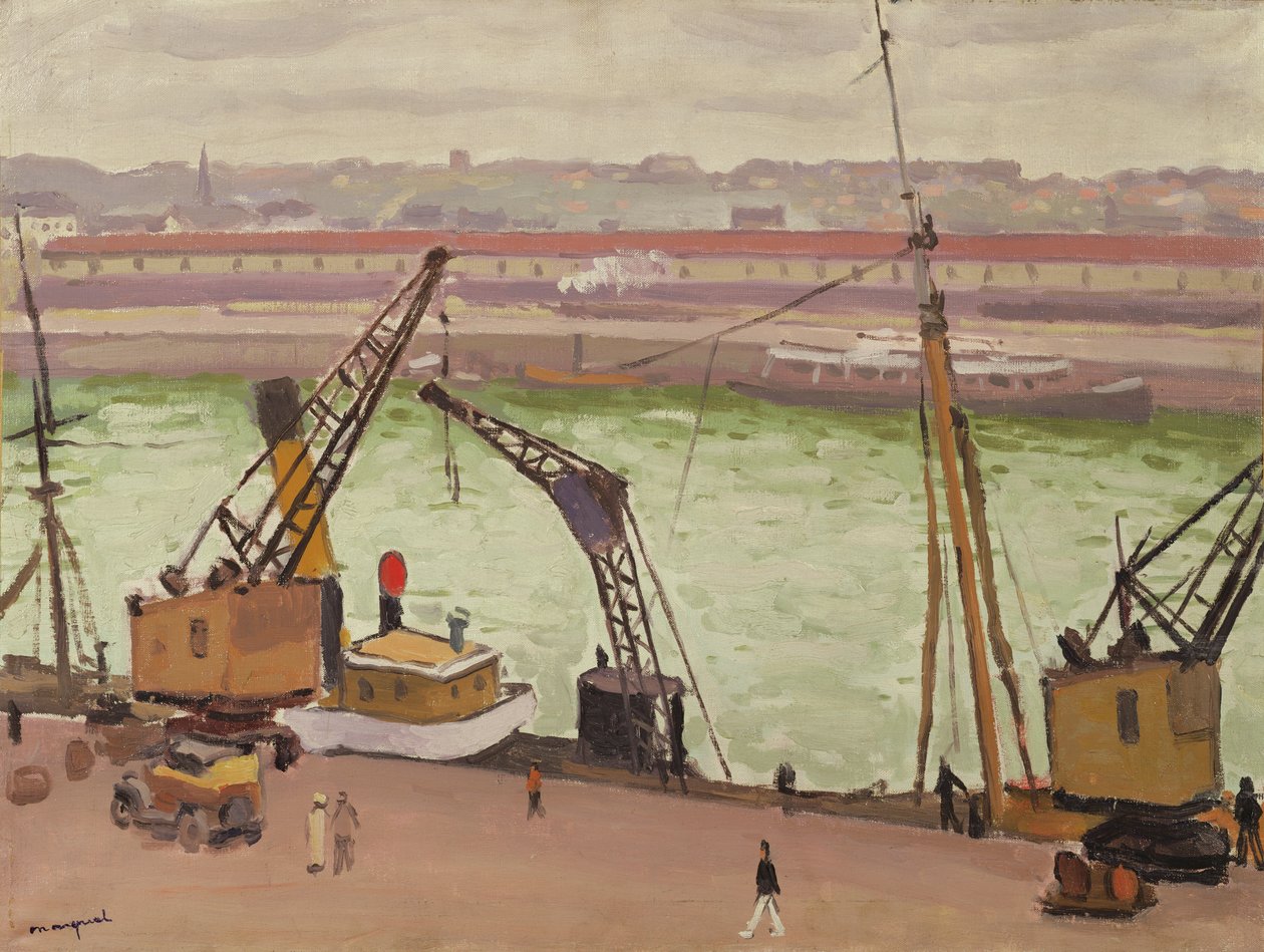 Havnen i Boulogne-sur-Mer av Albert Marquet