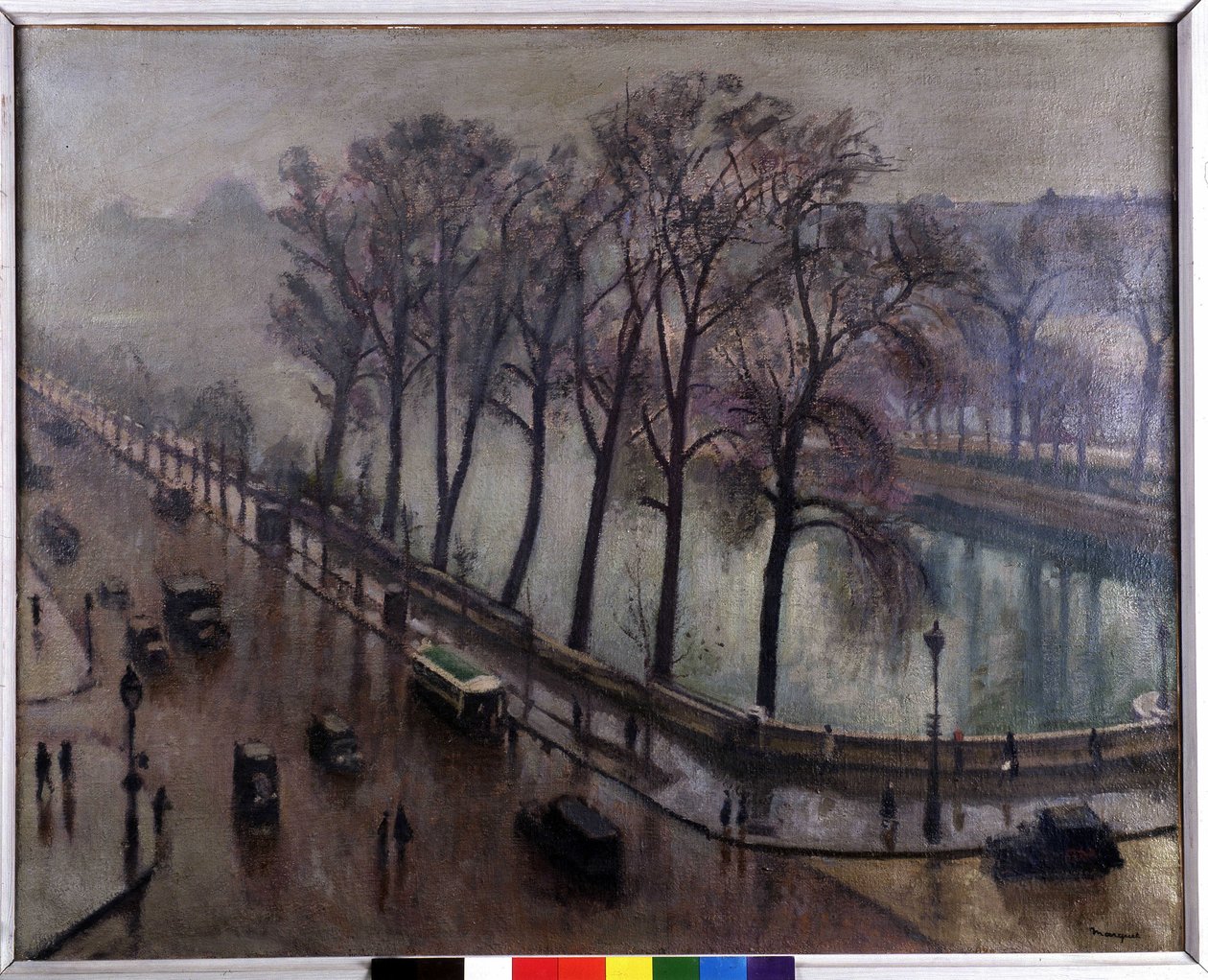 The Quay Conti in Autumn (olje på lerret) av Albert Marquet
