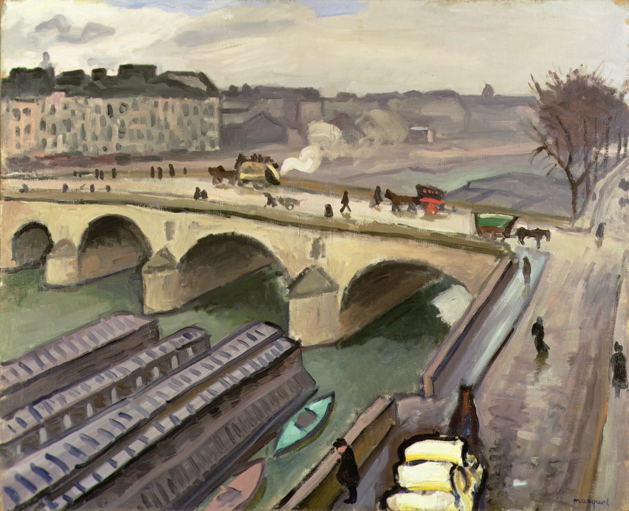 Seinen i Paris, ca. 1907 (olje på lerret) av Albert Marquet