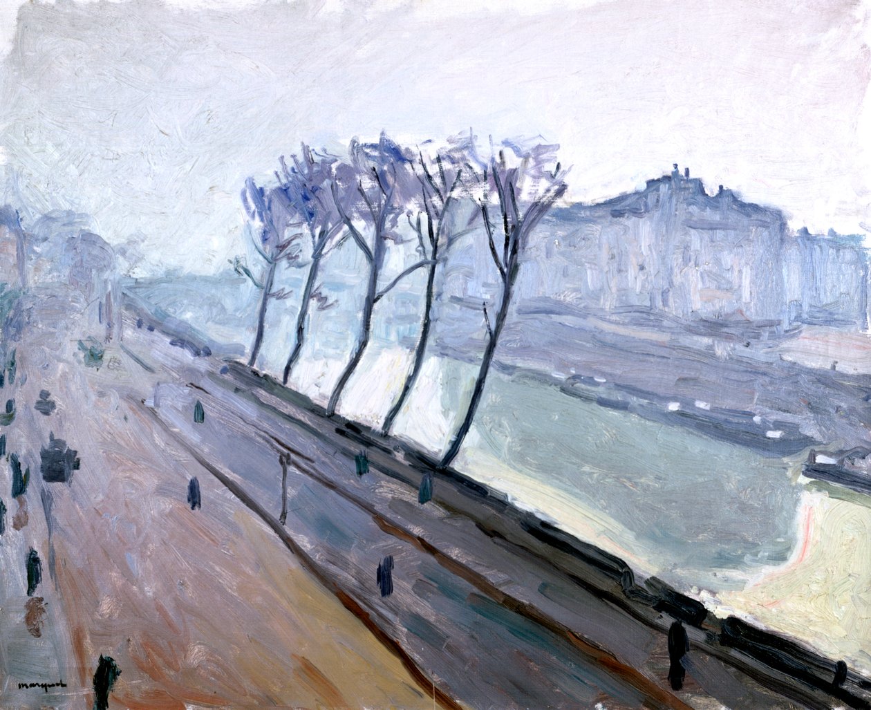 Seinen i Paris, tidlig på 1900-tallet av Albert Marquet