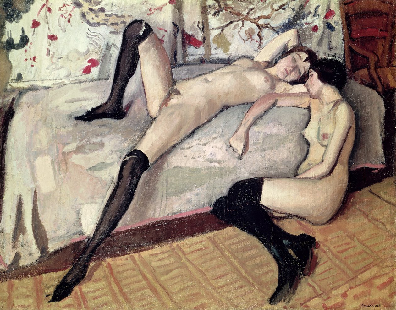 To kjærester, nakne. av Albert Marquet