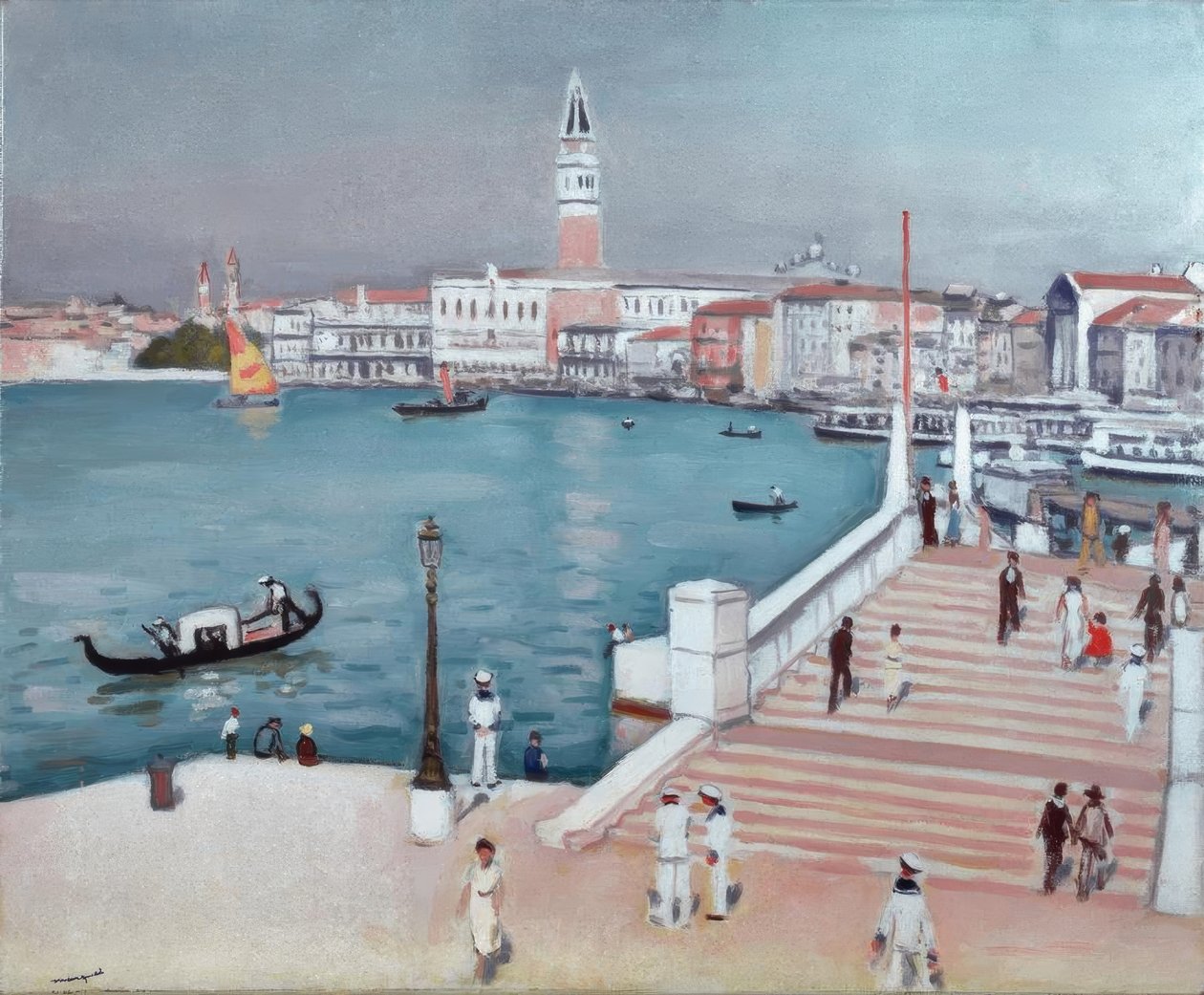 Venedig, Bacino S.Marco / Gem. v. A.Marquet av Albert Marquet