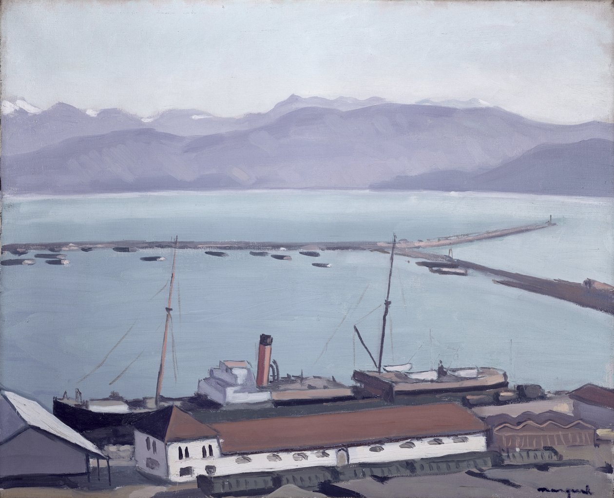 Utsikt ved Bougie, Alger av Albert Marquet