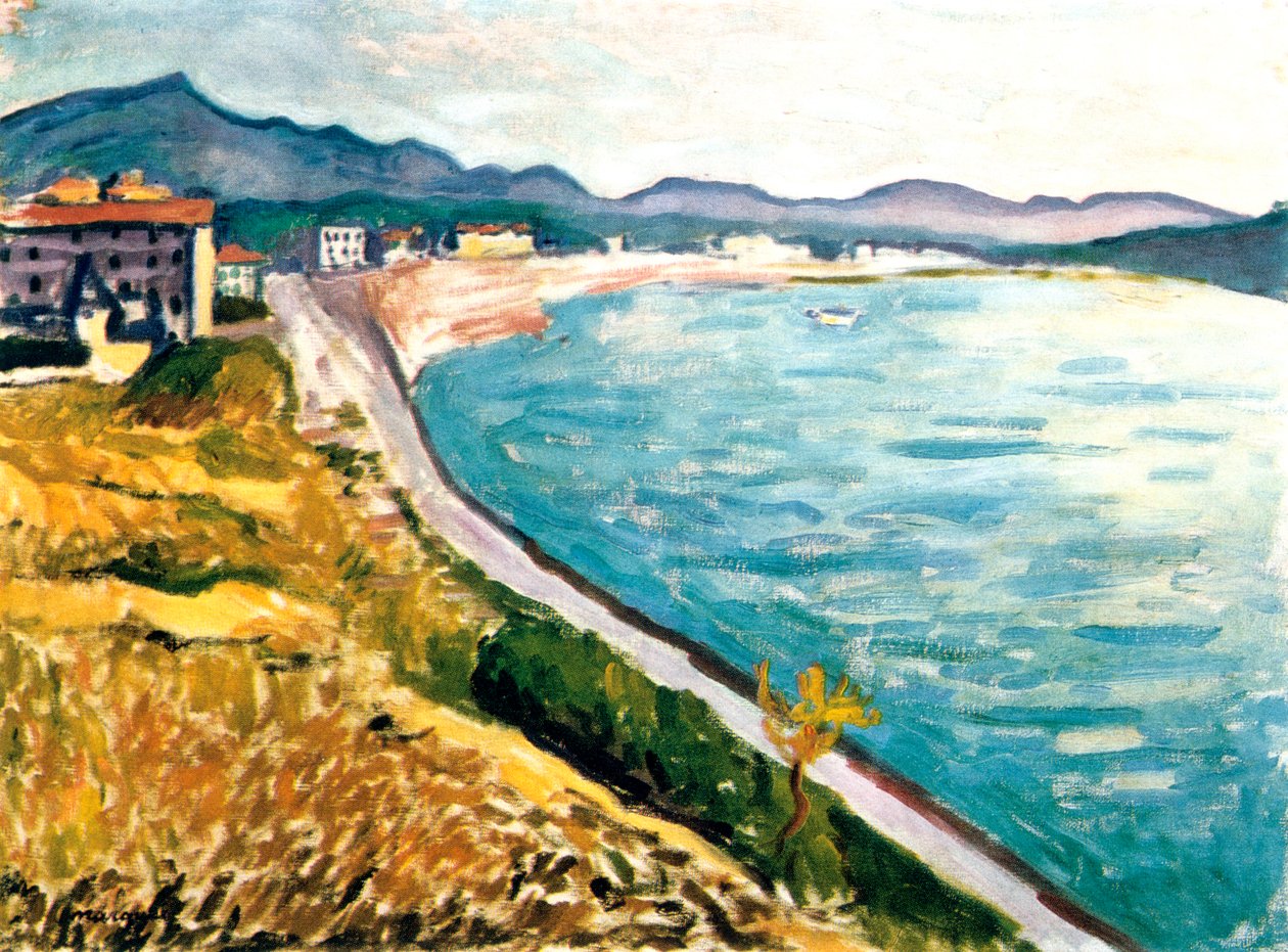 Utsikt over Saint-Jean-de-Luz, 1907 av Albert Marquet