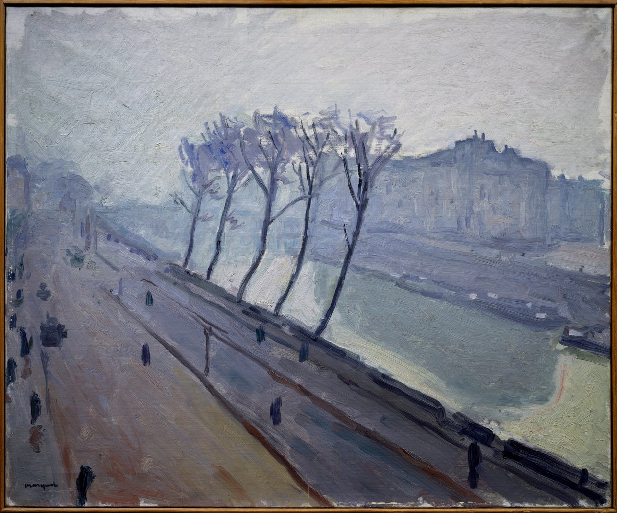 Utsikt over Seinekaiene i Paris av Albert Marquet
