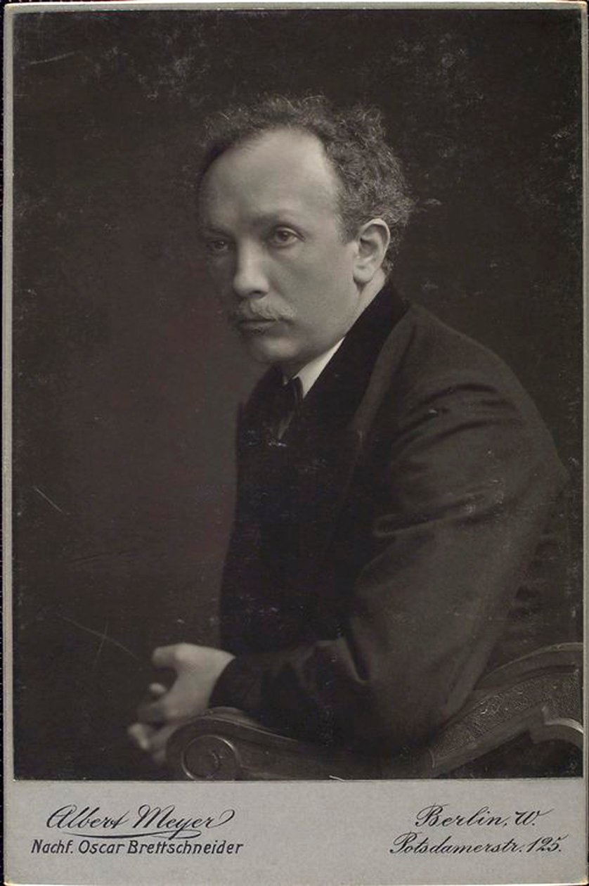 Richard Strauss , tysk komponist, sent på 1800- eller begynnelsen av 1900-tallet. av Albert Meyer