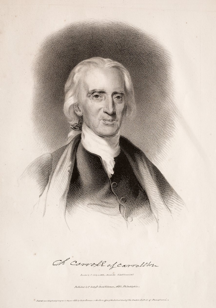 Charles Carroll fra Carrollton, Maryland av Albert Newsam