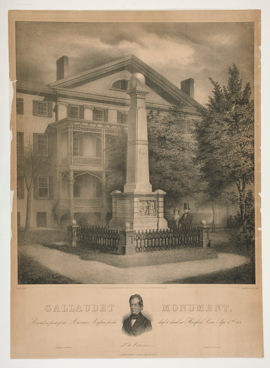 Gallaudet-monumentet av Albert Newsam