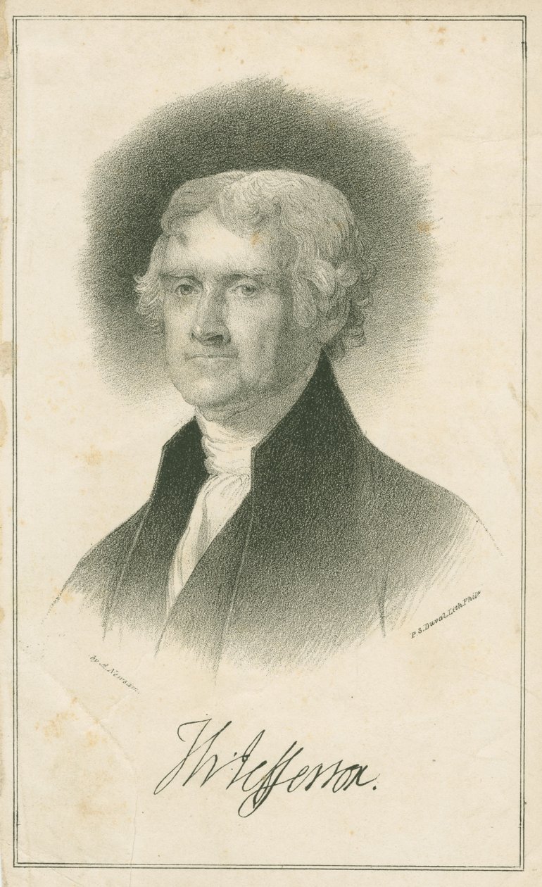 Thomas Jefferson, 1840 av Albert Newsam