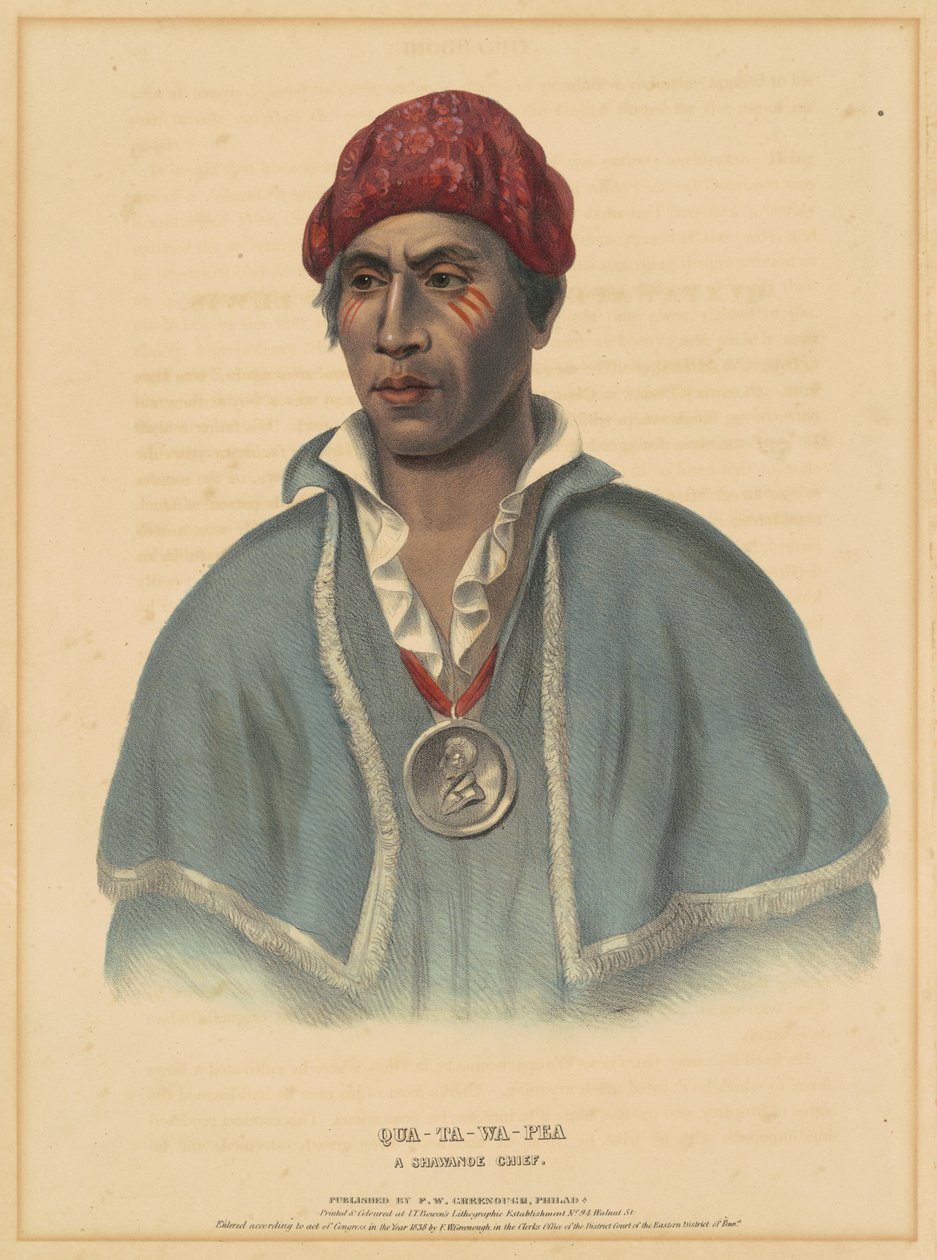 Quarter-Wa Pair, bilde av person w Wisdom f av Albert Newsam, after Henry Inman, after Charles Bird King