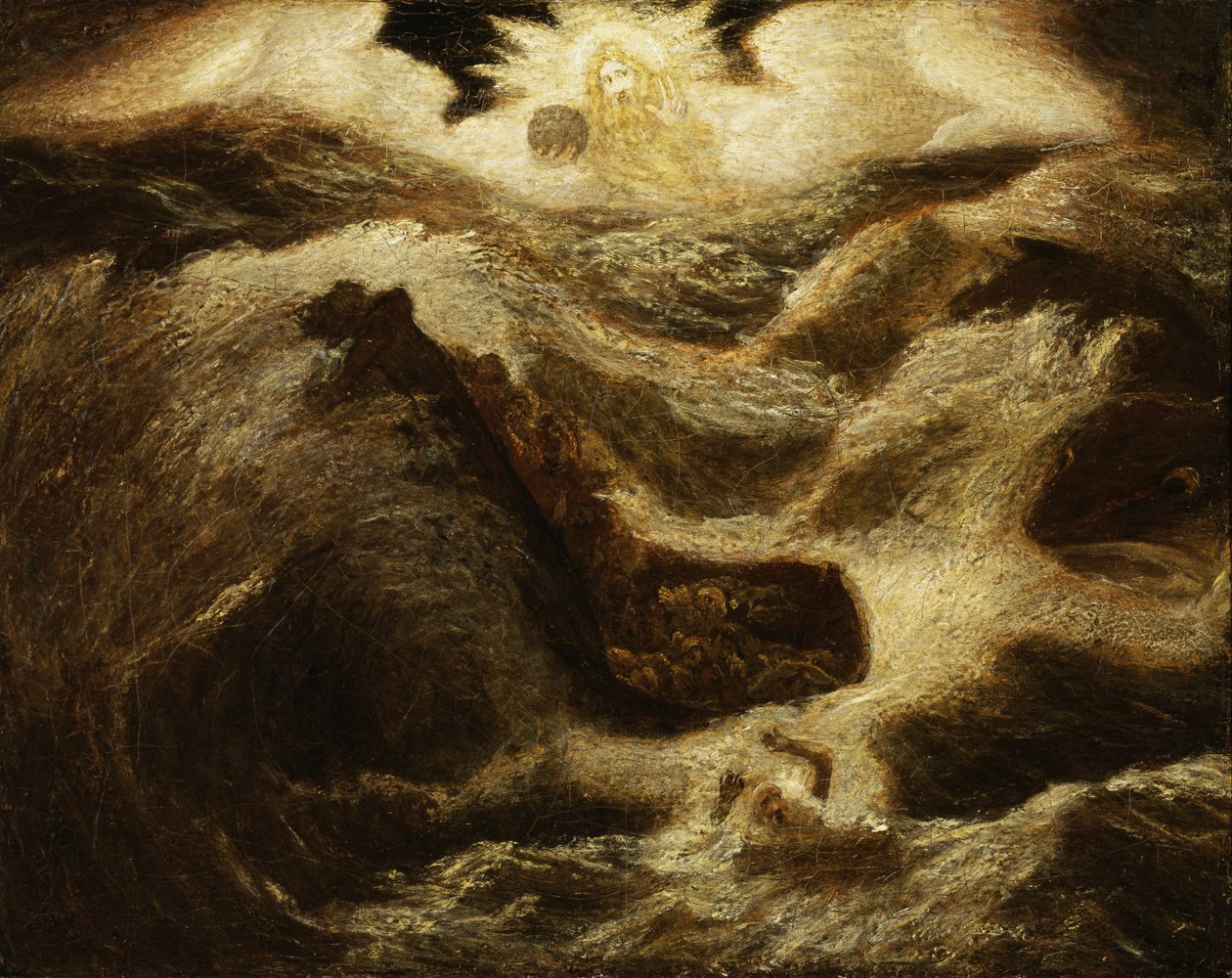 Jonas, hvorfor? 1885-1895. av Albert Pinkham Ryder
