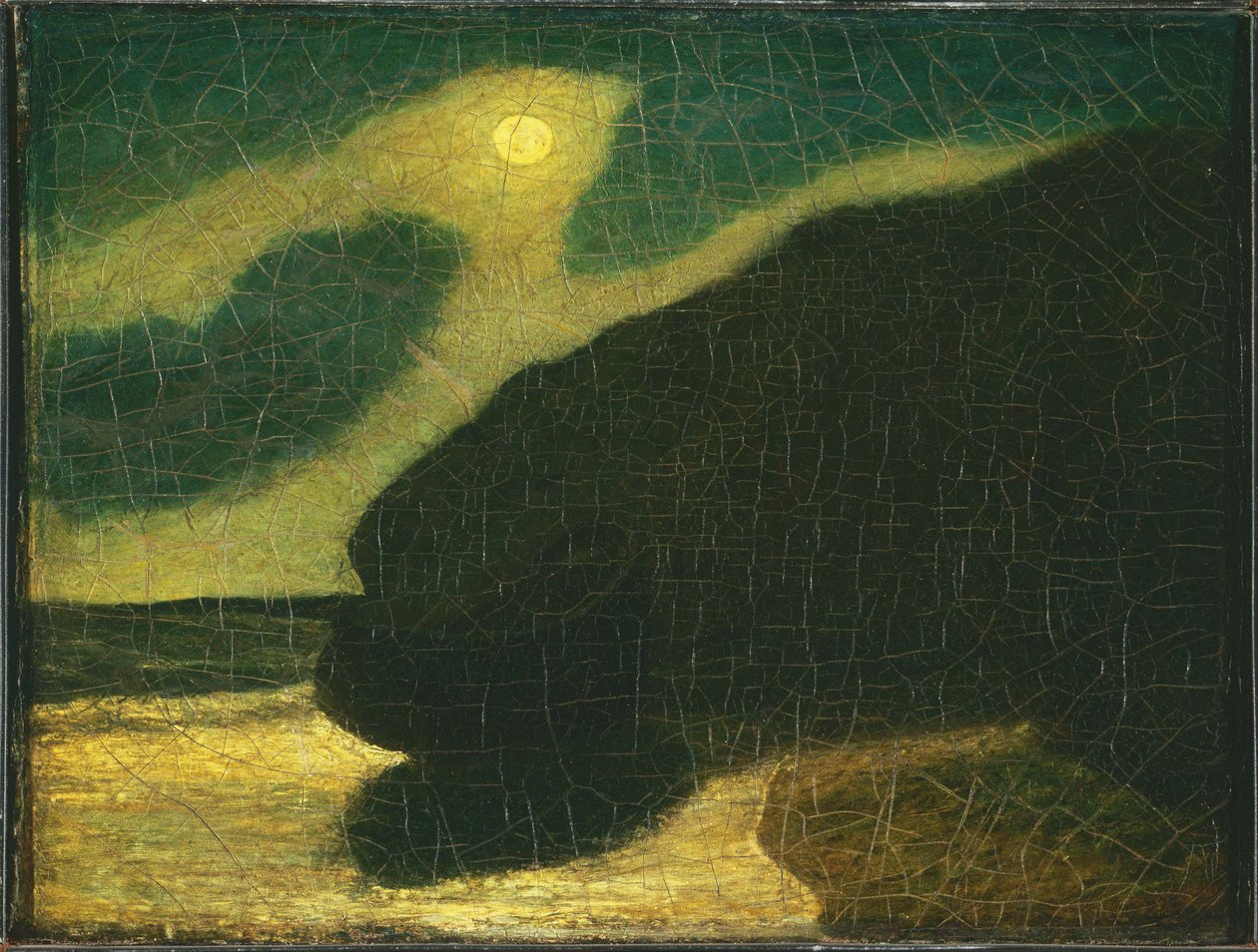 Månebelyst bukt av Albert Pinkham Ryder