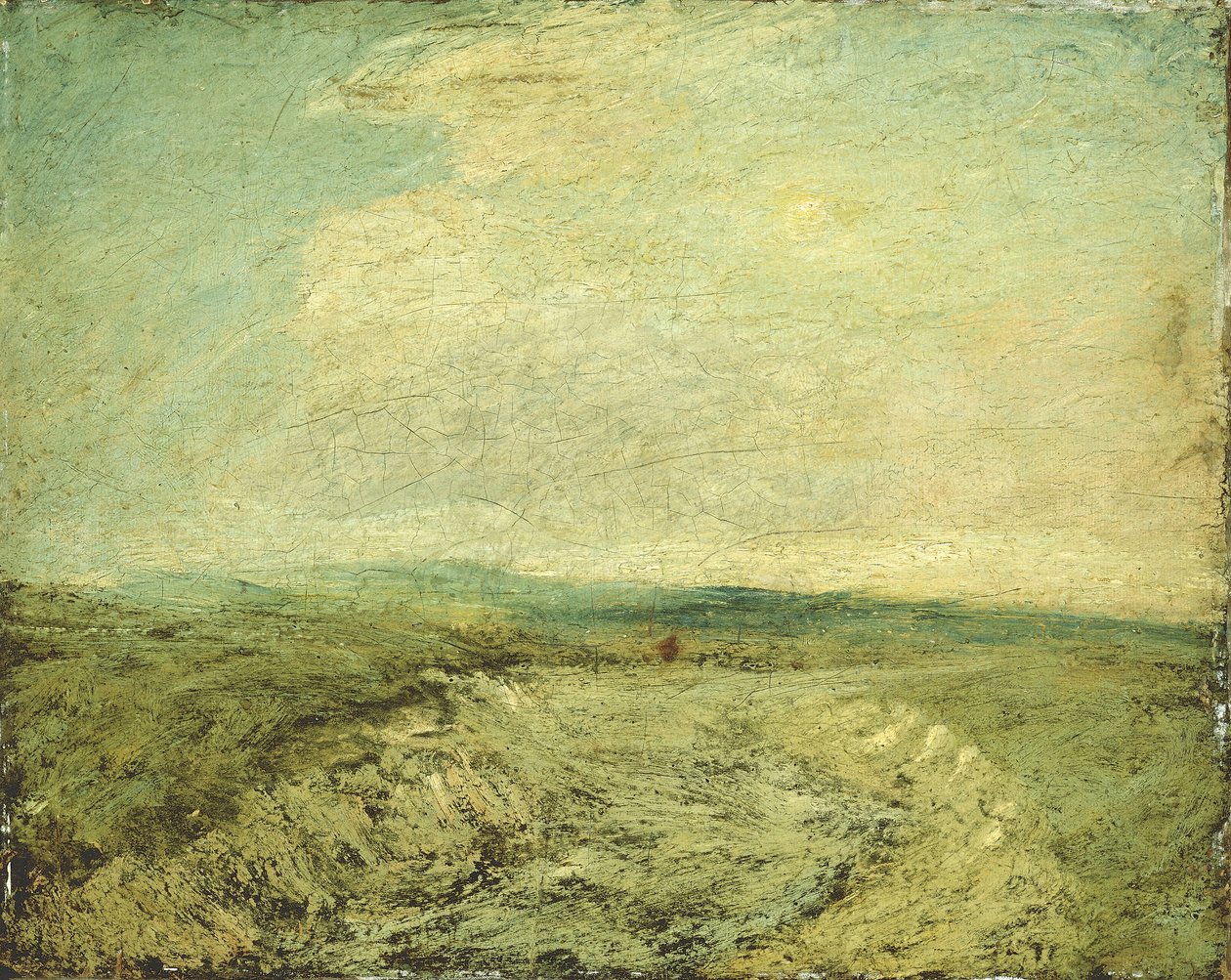 The Essex Canal, ca. 1896 (olje på lerret montert om bord) av Albert Pinkham Ryder