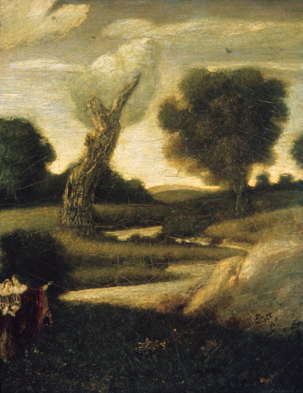 The Forest of Arden, 1888-97, omarbeidet 1908. av Albert Pinkham Ryder