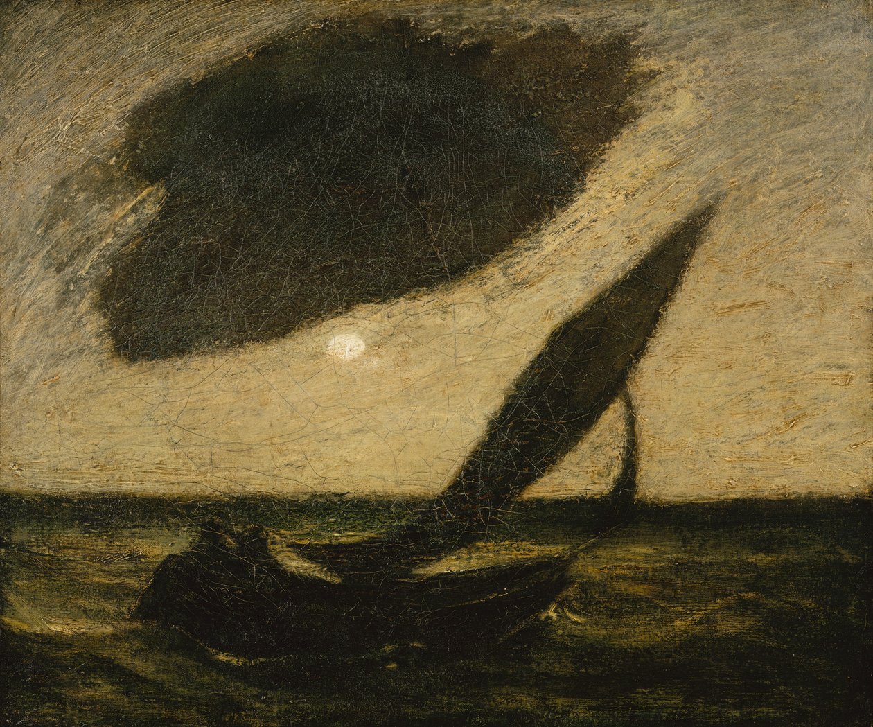 Under en sky, ca. 1900. av Albert Pinkham Ryder
