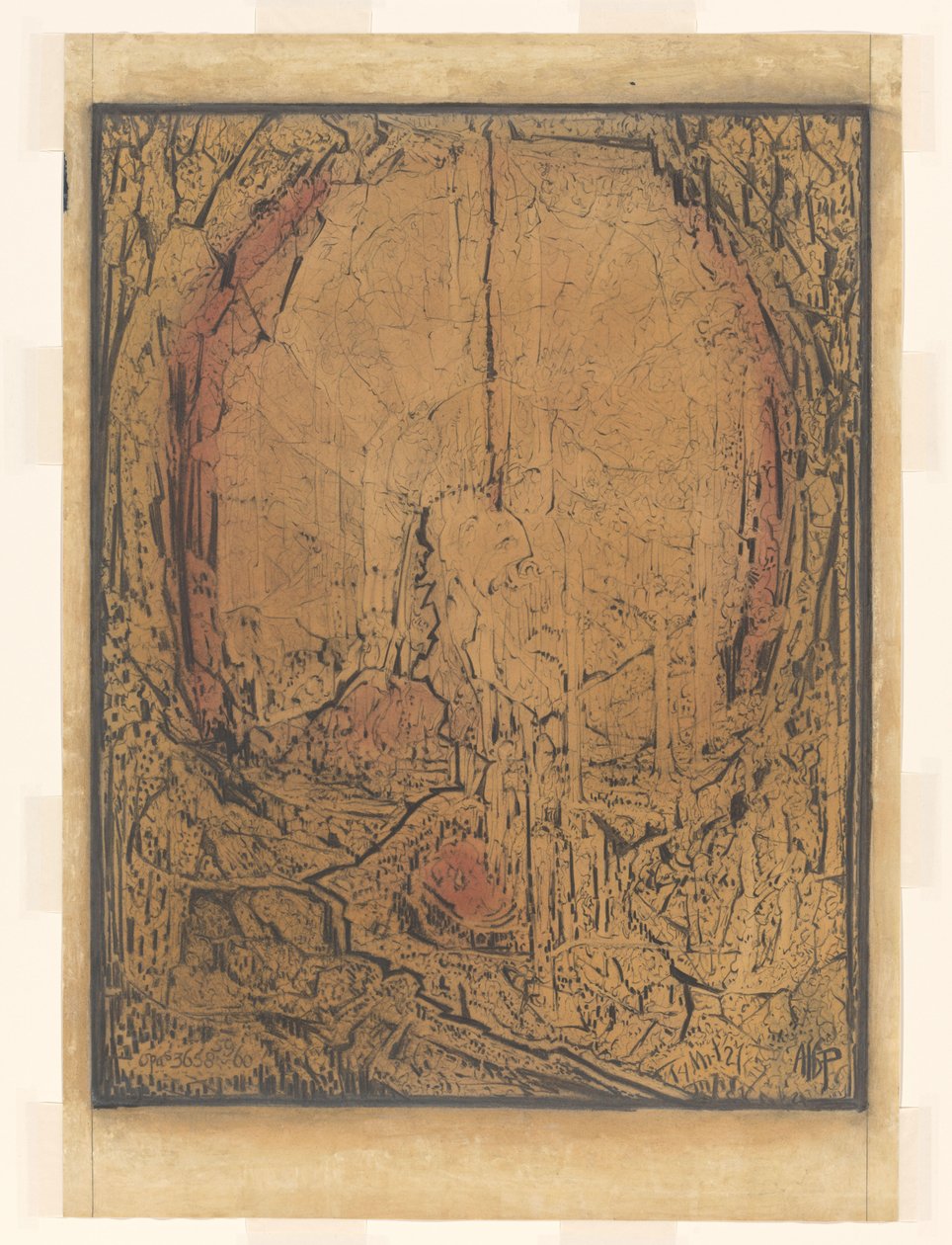 Opus 3658,59,60 (original tittel på objekt) av Albert Plasschaert (signed by artist)