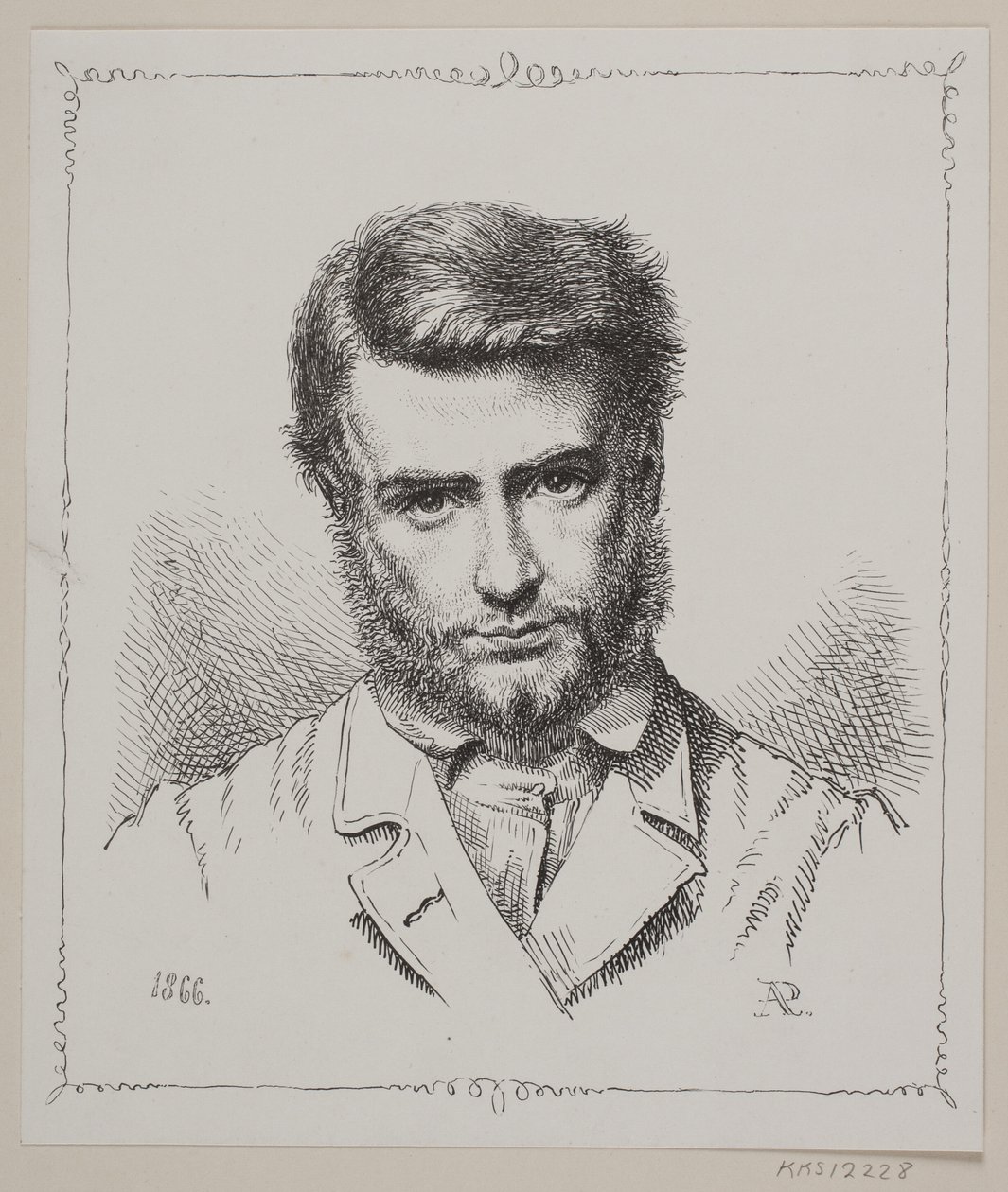 Selvportrett av Albert Price