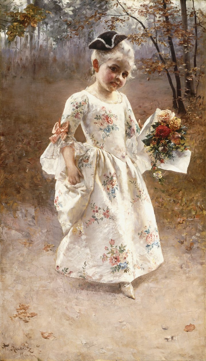 Den lille blomsterjenta av Albert Raudnitz