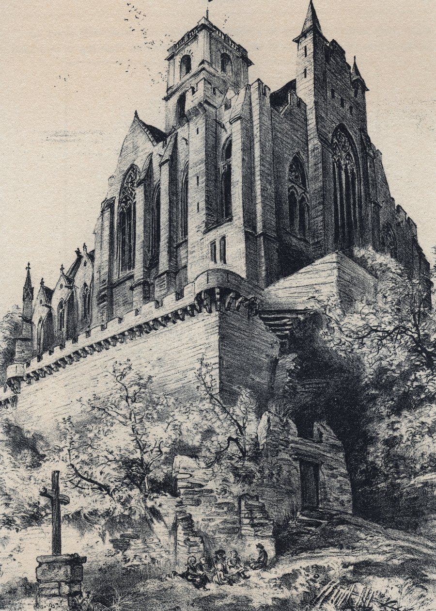 Collegial Notre-Dame de Lamballe a Lamballe in the French department of the Cotes-d