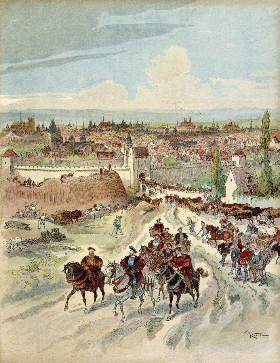 Francois 1 av Albert Robida
