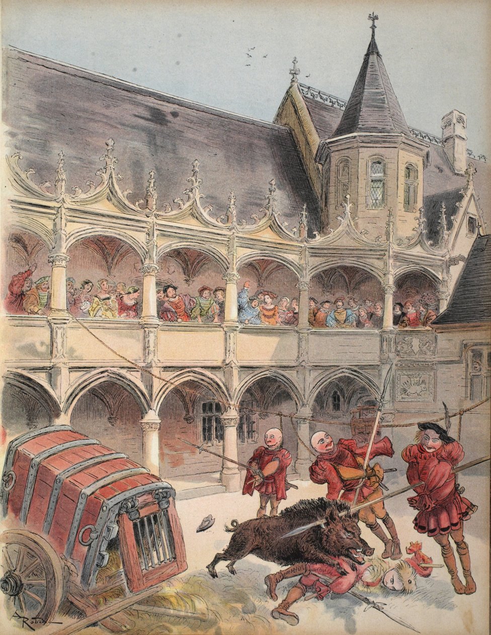 Villsvinet til Amboise, illustrasjon fra 