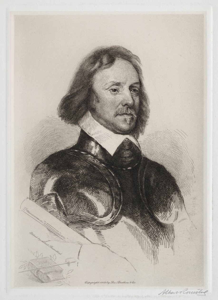 Oliver Cromwell av Albert Rosenthal