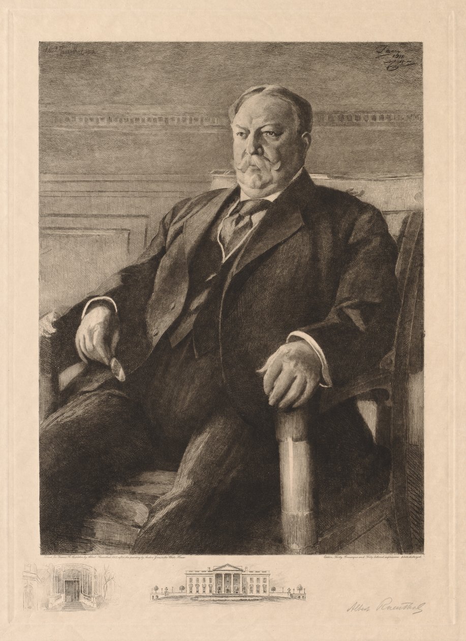 William H. Taft av Albert Rosenthal