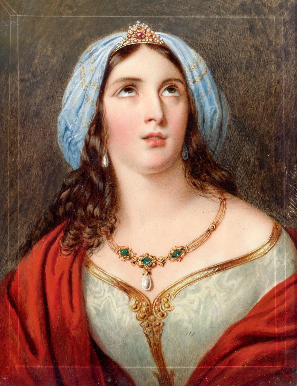 Skuespillerinnen Johanna Weißenthurn i sin hovedrolle som Medea av Albert Theer