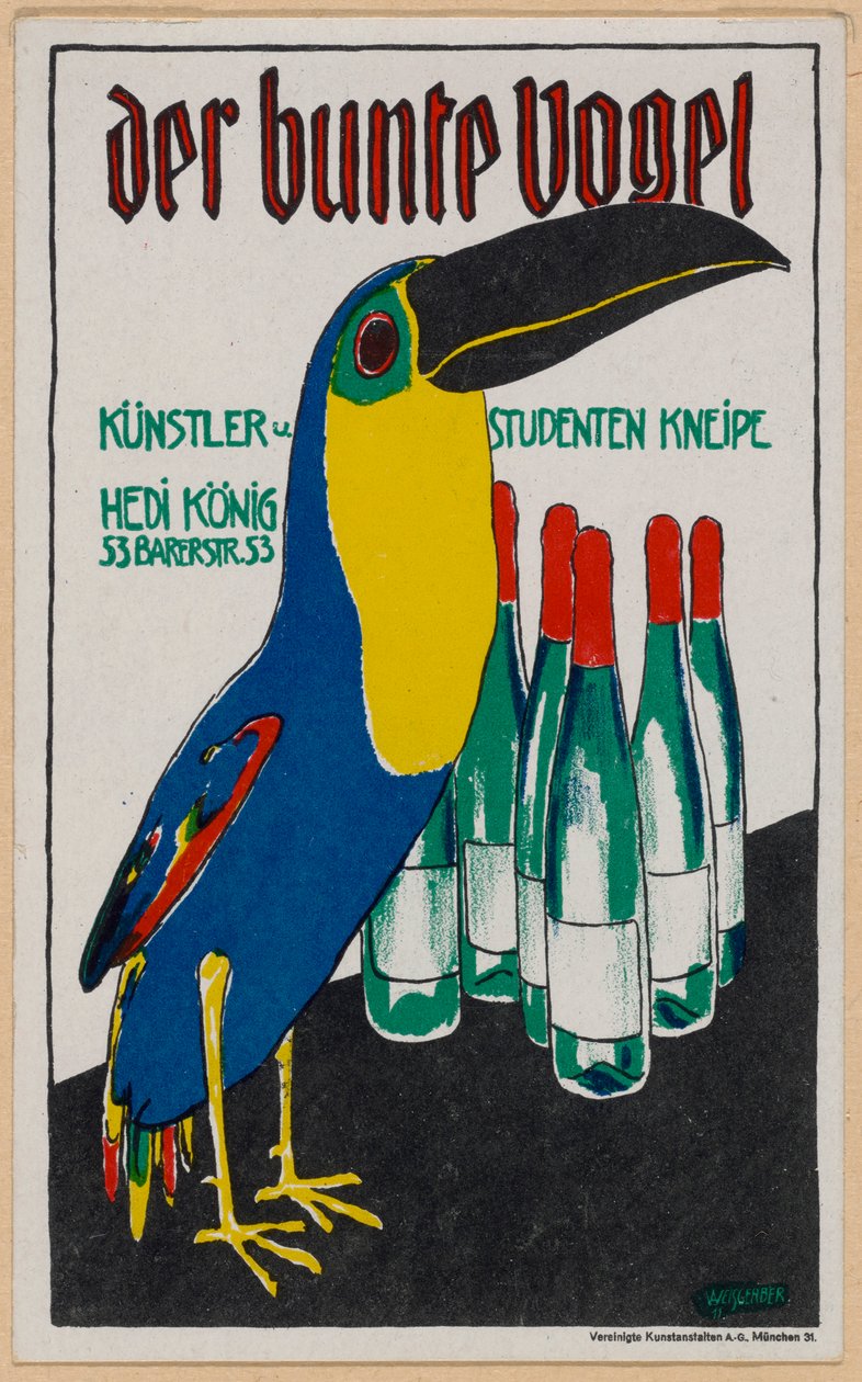 Der bunte Vogel av Albert Weisgerber